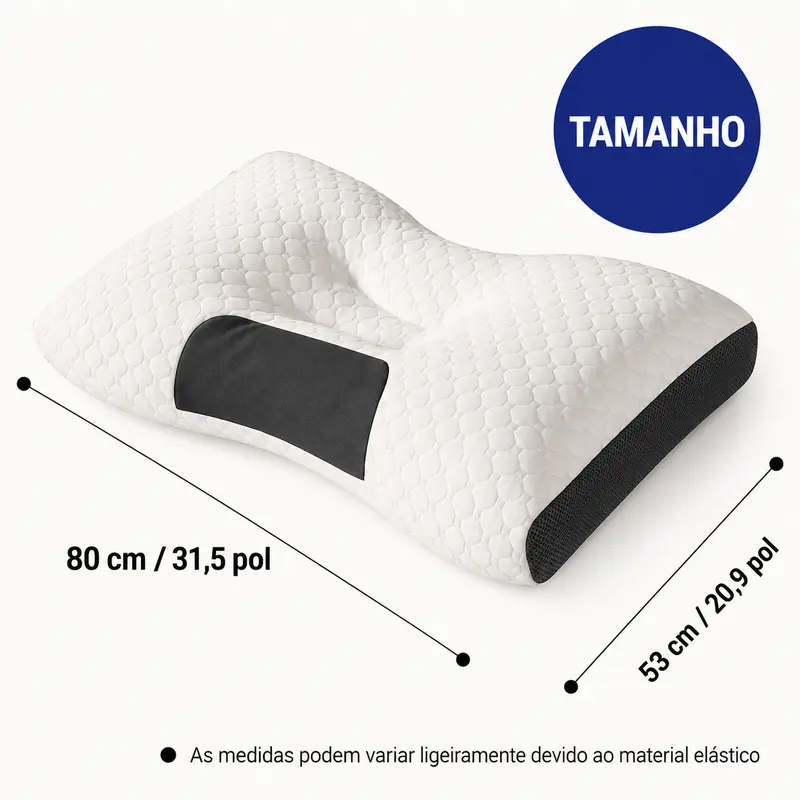 Travesseiro Tamanho Padrão 50x30cm